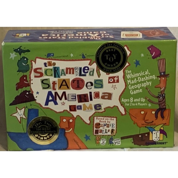 Gamewright The Scrambled States of America USA Geography Learning Card Game 8+ - Picture 3 of 10